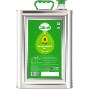 Gulab Sunflower Oil Tin
