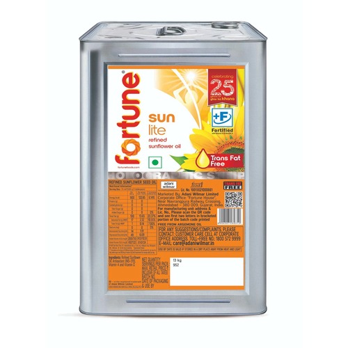 Fortune Refined Sunflower Oil Tin