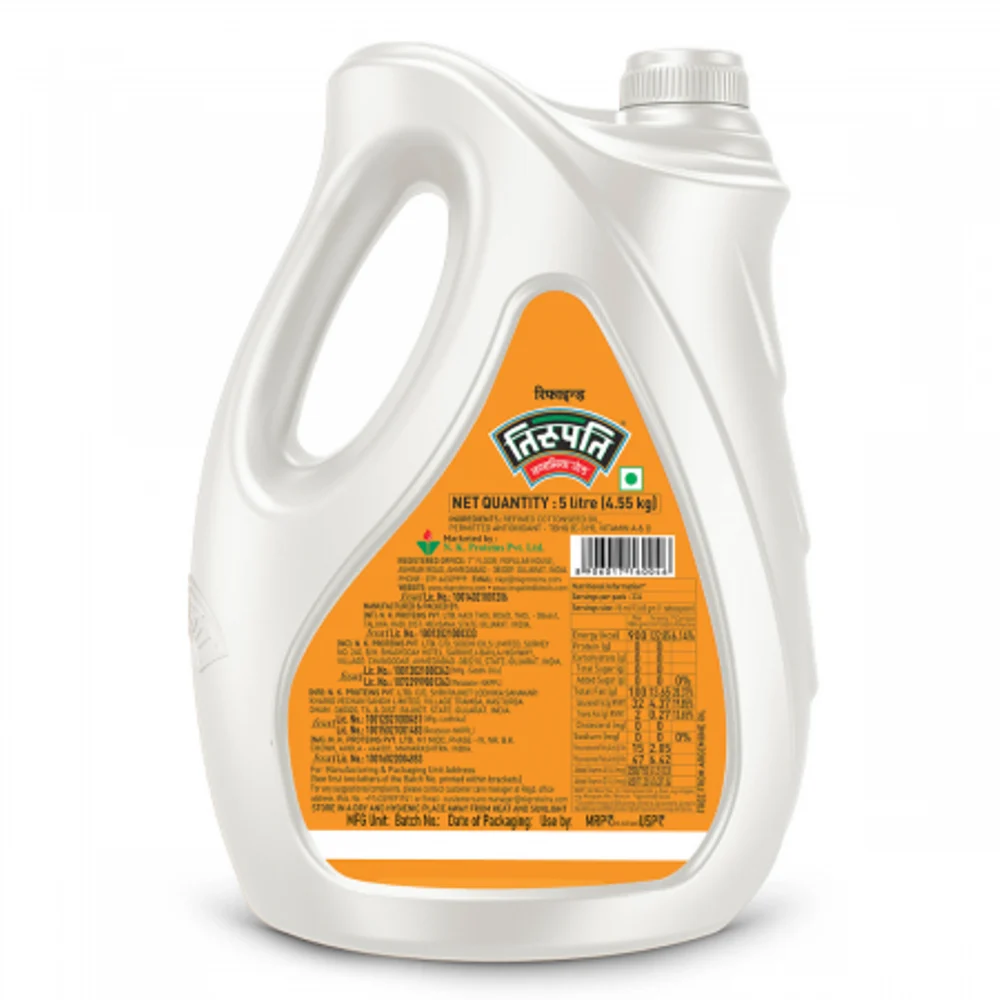 Tirupati Refined Cotton Seed Oil 5 L - Image 2