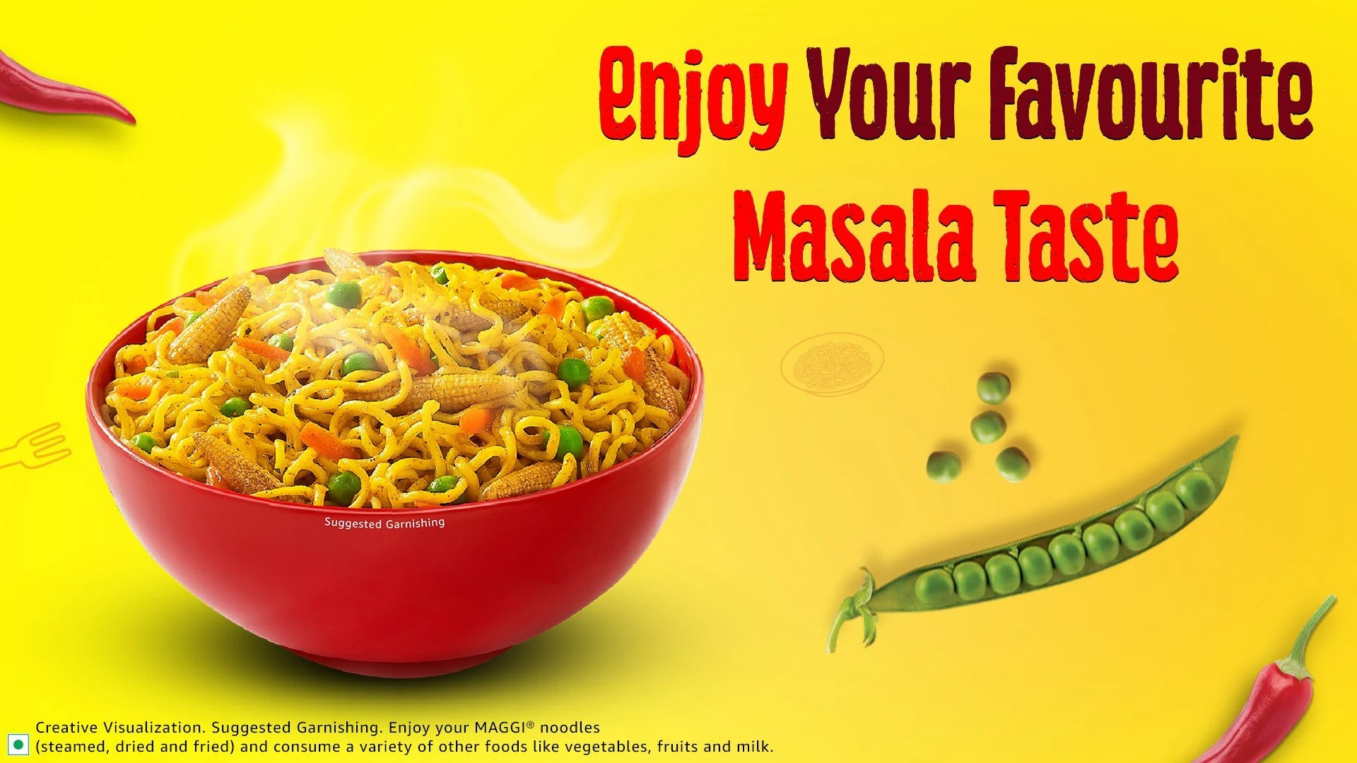 Maggi Masala - 2 Minutes Instant Noodles Made With Quality Spices - Image 3