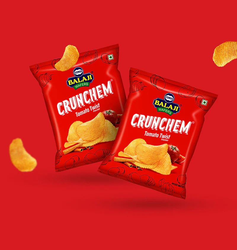 Balaji Crunchem Tomato Twist Wafers - Image 5