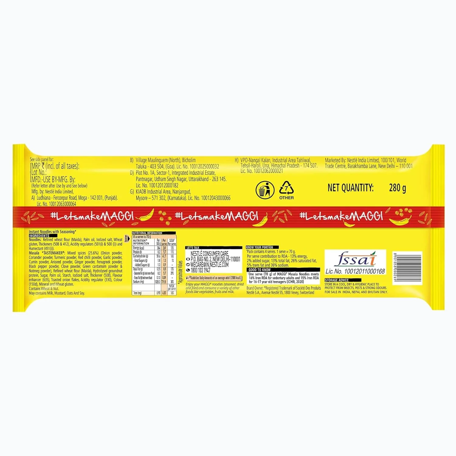 Maggi Masala - 2 Minutes Instant Noodles Made With Quality Spices - Image 2